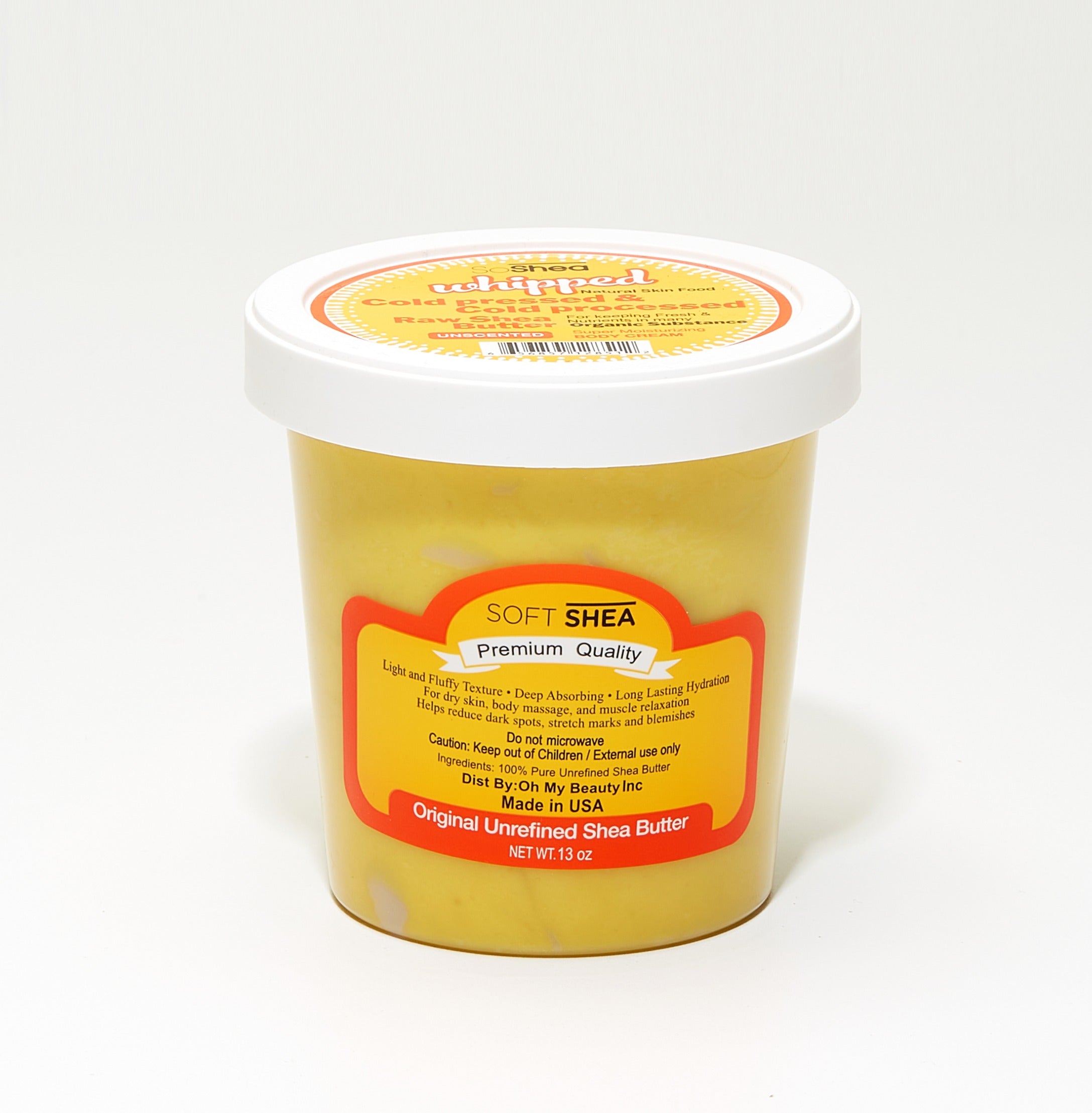 Unscented Yellow Original | Whipped Shea Butter